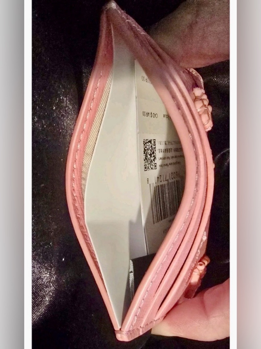 Kate Spade NWT Floral Small Slim Card Holder PINK (MSRP $109) - Picture 8 of 9
